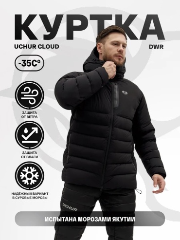 Демисезонная куртка черный