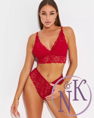 Комплект нижнего белья N&K красный
