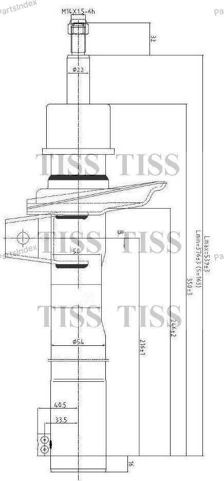 Амортизатор JD Амортизатор Подвески JAS0253