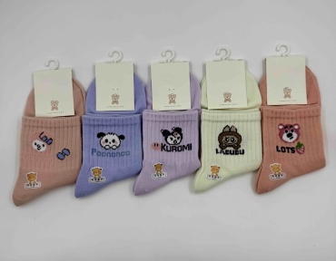 Носки Djos Socks R-102 5 пар мультиколор 9-12 лет
