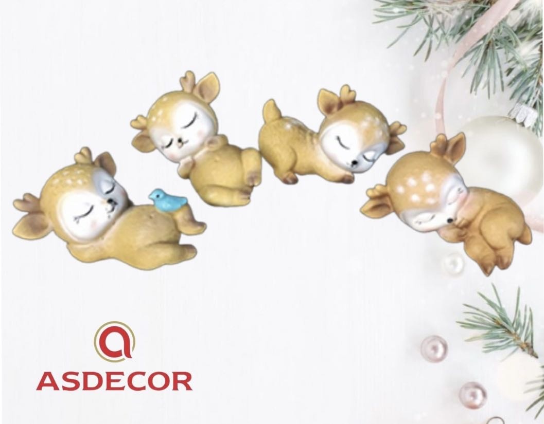 Asdecor молды и вайнеры АР010700 Оленята 4 шт