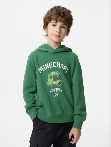 Худи Майнкрафт Minecraft MINECRAFT зеленый