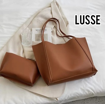 Сумка шоппер Lusse искусственная кожа терракот