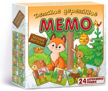 Настольная игра Нескучные игры Мемо. Лесные жители
