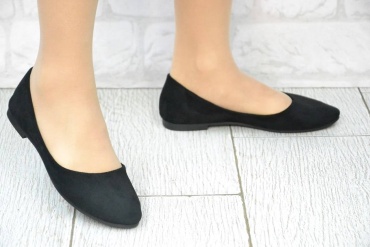 Балетки GLAMOUR черный