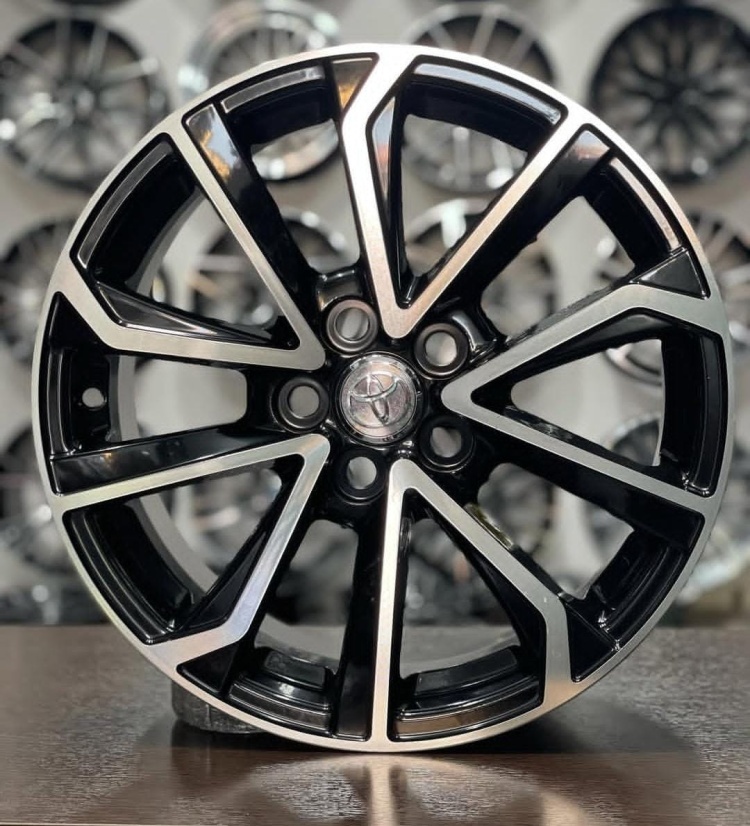 Rainbow Dance TOYOTA COROLLA/CALDINA 1929 7.5x17/5x100 D54.1 ET40 4 диска черный, серебристый