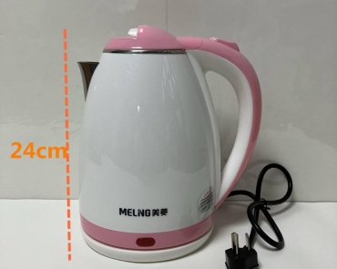 Электрочайник Meling MH-YK18103 розовый, белый