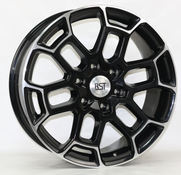 RST R072 8.5x20/6x139.7 D100.1 ET35 4 диска черный, серебристый