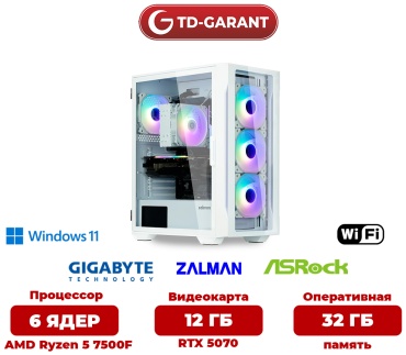 TD GARANT R5 7500F / RTX 5070 12 Гб / 32 Гб / SSD 1024 Гб / Win 11 Pro