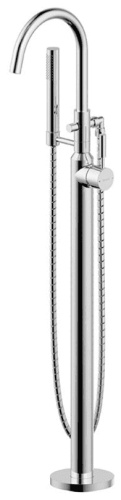 Смеситель BRAVAT F650D9, латунь, цвет хром