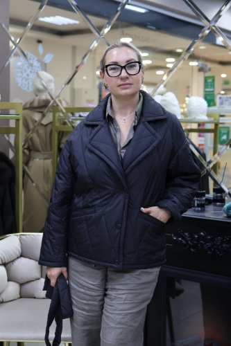 Демисезонная куртка Europa Furs черный