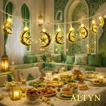 Гирлянда Ramadan полумесяц