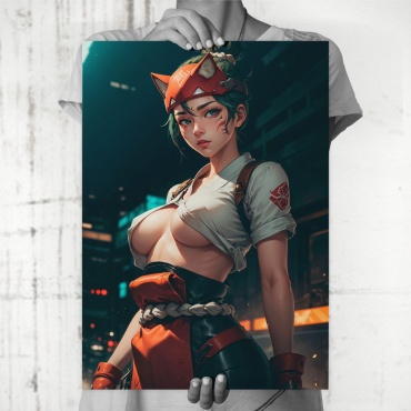 PEMIKAN CRAFT постер Кирико Овервотч 30x40 см