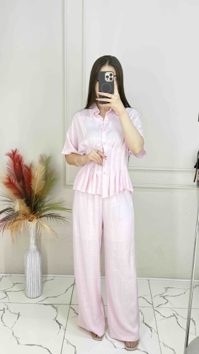 Костюм повседневный Swan fashion розовый