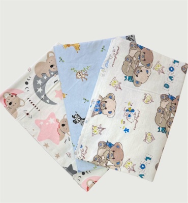 Пеленка текстильная Crazy baby CB-11, 3 шт, 90x120 см