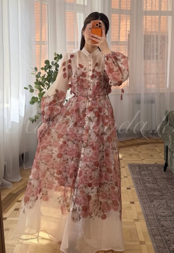 Платье с запахом ZIMMERMANN красный