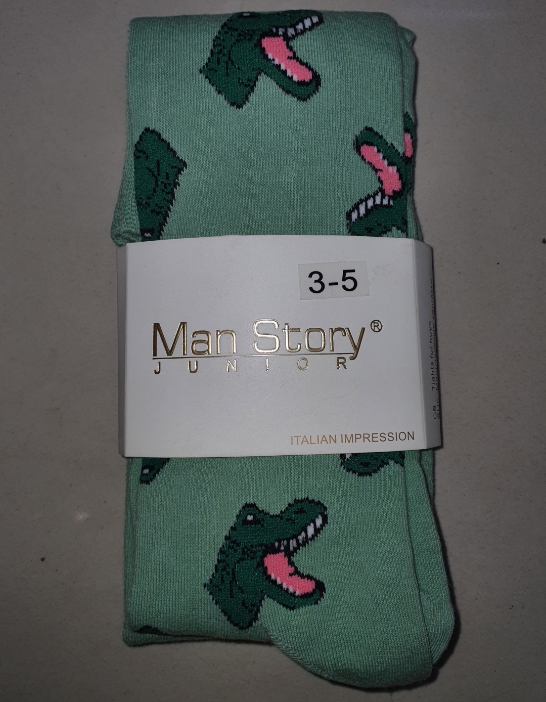 Колготки MAN STORY зеленый
