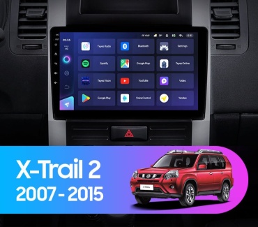 THE CUBE Nissan X-Trail 2 2007-2015 / 4/64Gb/Камера/Андроид в штатное место Nissan