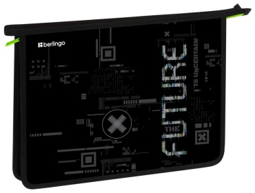 Папка для тетрадей Berlingo FutureX, А4, черный