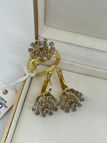 585 ЗОЛОТОЙ Exclusive вес 13.97 г золото, бриллиант