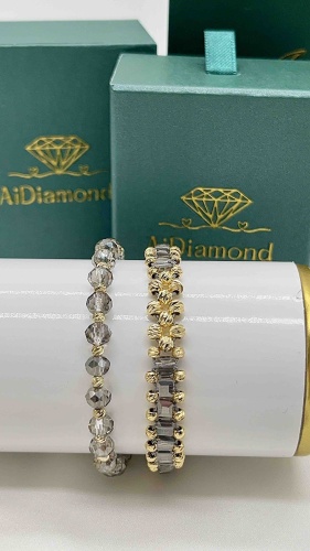 AiDiamond длина 19 см натуральный камень, хрусталь
