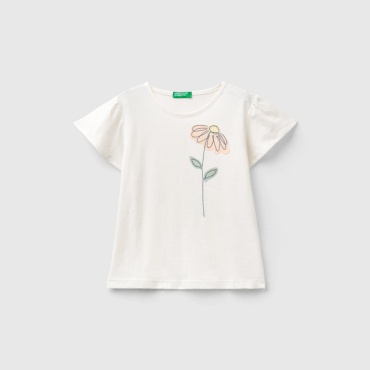 Футболка UNITED COLORS OF BENETTON бежевый