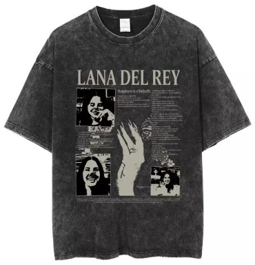 Футболка HARU Lana Del Rey светло-коричневый