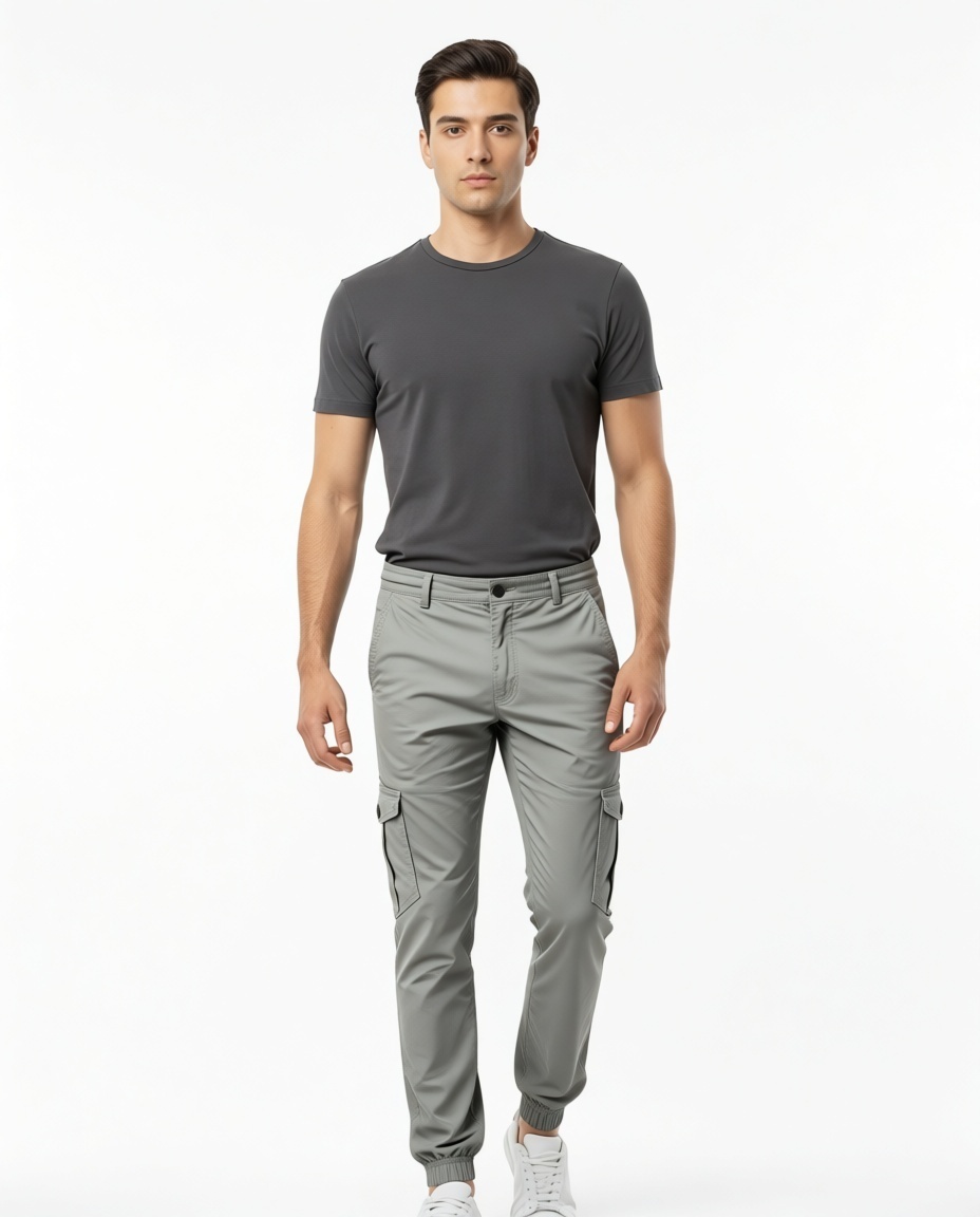 Джоггеры Superlapp jeans светло-серый