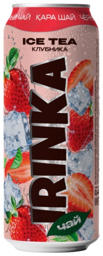 Чай Irinka Ice Tea черный клубника 0.45 мл