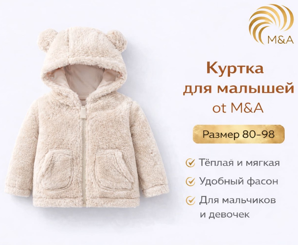 Куртка M&A бежевый, айвори