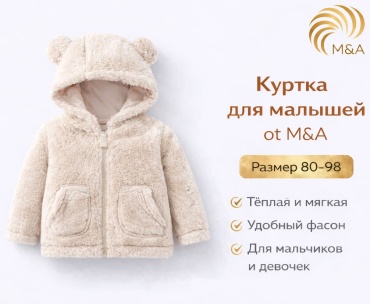 Куртка M&A бежевый, айвори