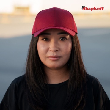 Бейсболка Shapkoff размер 57, 58, 59, 60, бордовый
