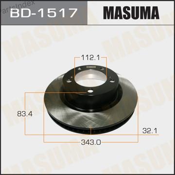 MASUMA Диск Тормозной BD1517