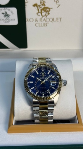 Кварцевые Santa Barbara Polo & Racquet Club Sb.8887-1 нержавеющая сталь