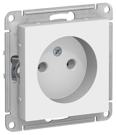 Розетка Systeme electric ATLAS design, белый