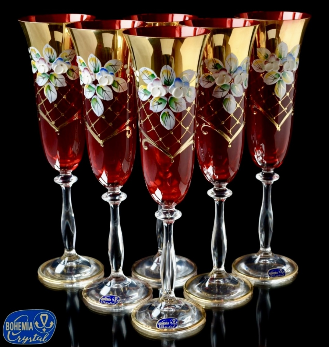 Набор бокалов Bohemia Crystal 190 мл, стекло, 6 шт