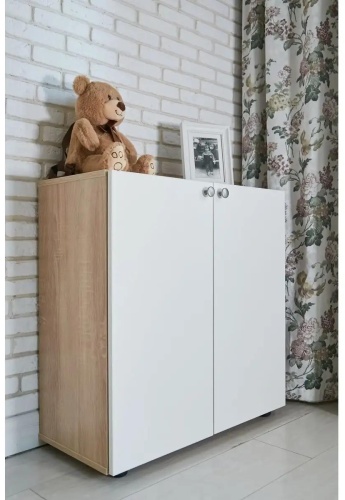 Стеллаж напольный 140013333, 73x32x73 см, белый