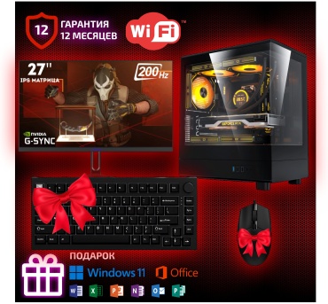 Ucomp i7-12700KF / RTX 4060 Ti 8 Гб / 32 Гб / SSD 2000 Гб / Win 11