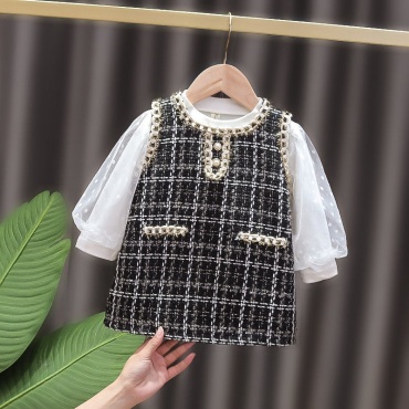 Нарядное платье BABYHOOD черный, белый