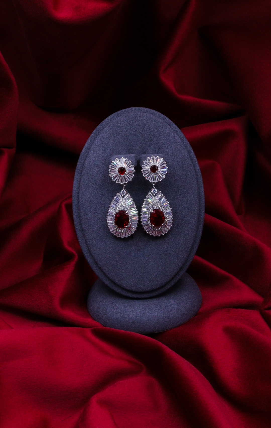 Серьги Fashion Jewelry медицинская сталь, кристаллы Swarovski, цирконий