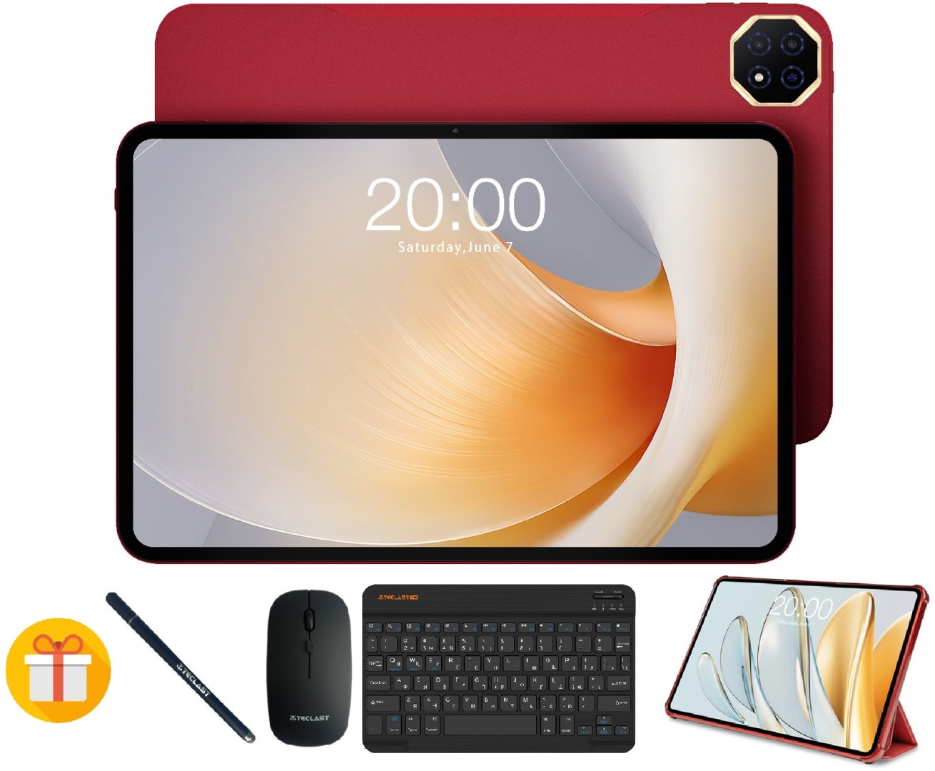Планшет Teclast T65 Plus 13.4 дюйм 8 Гб/256 Гб красный