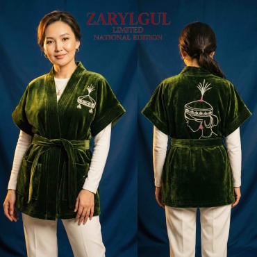 Национальный костюм ZARYLGUL зеленый