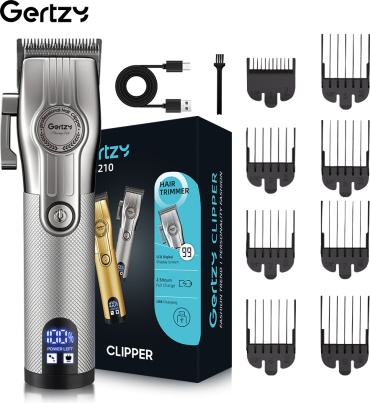 GERTZY машинка для стрижки ZH-1210 Silver серебряный