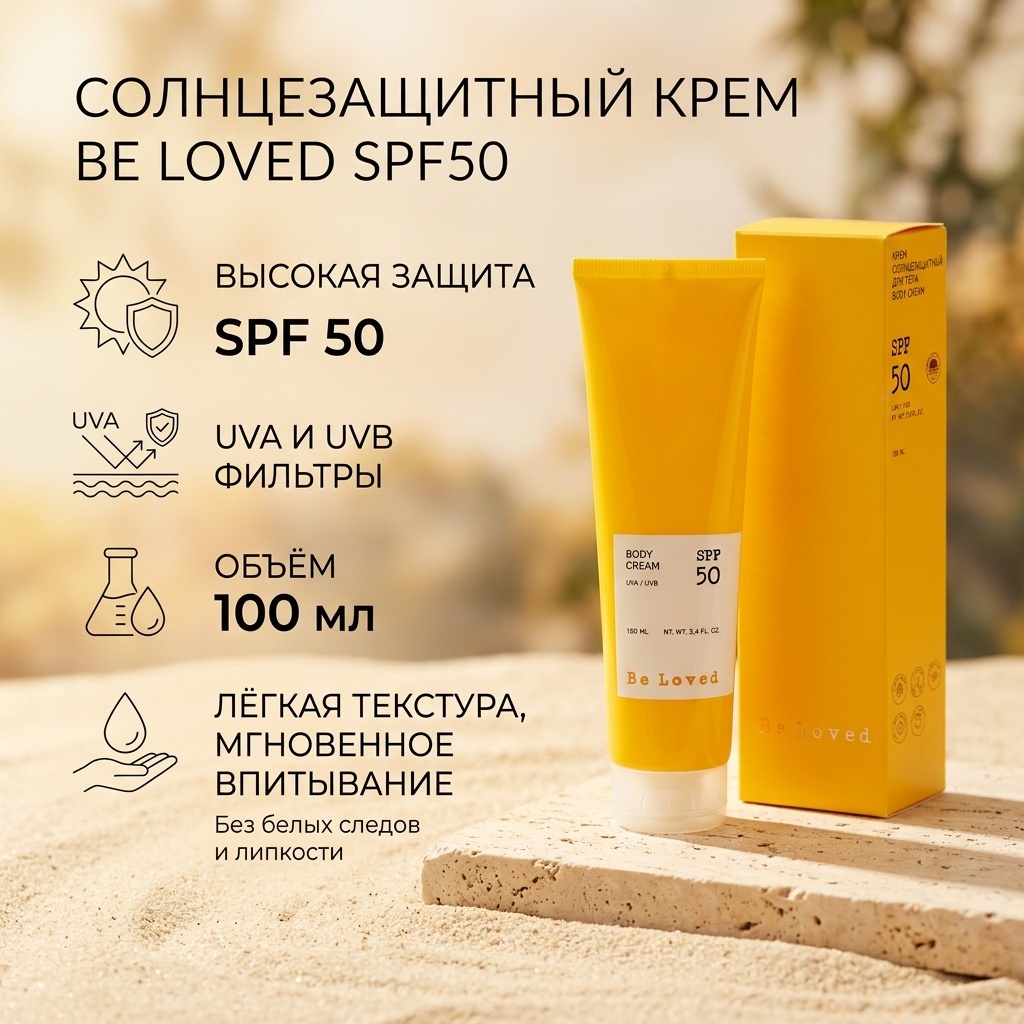 Be Loved Oriental SPF50 крем для тела 100 мл
