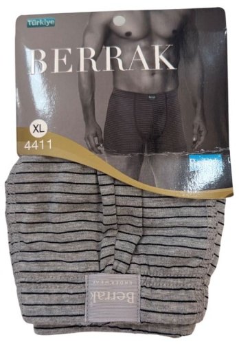 Боксеры Berrak черный, серый