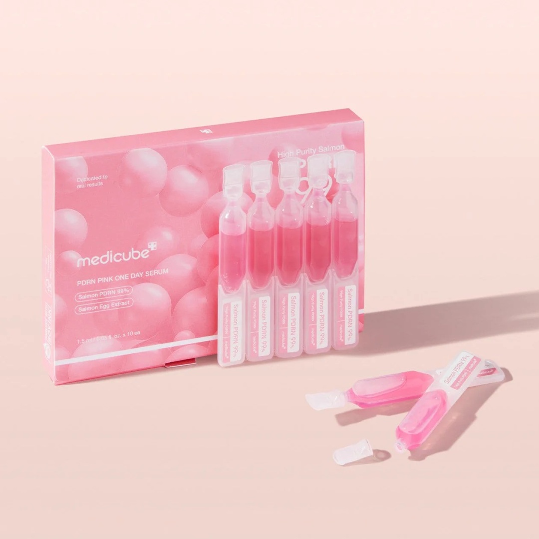 Medicube сыворотка-концентрат Pdrn Pink One Day для лица 10 шт по 1.5 мл