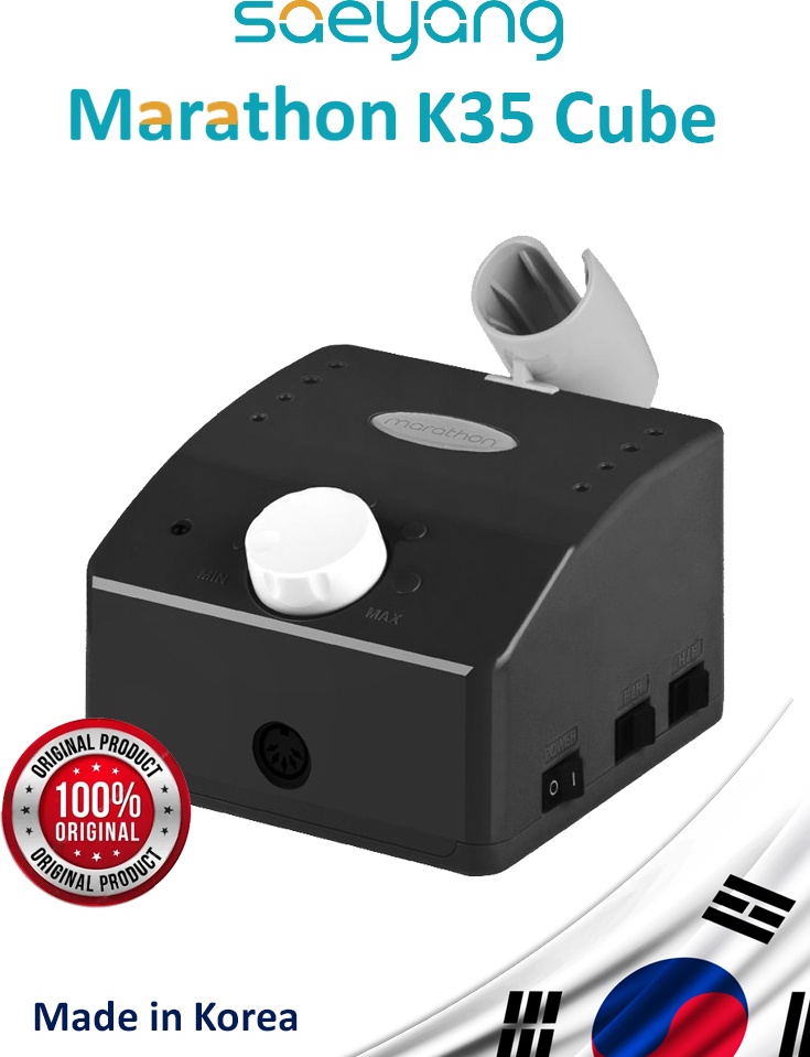 SAEYANG Marathon K35 Cube Black (Черный) блок маникюрного аппарата