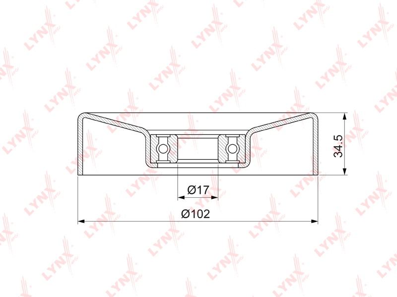 LYNXauto ролик PB5373
