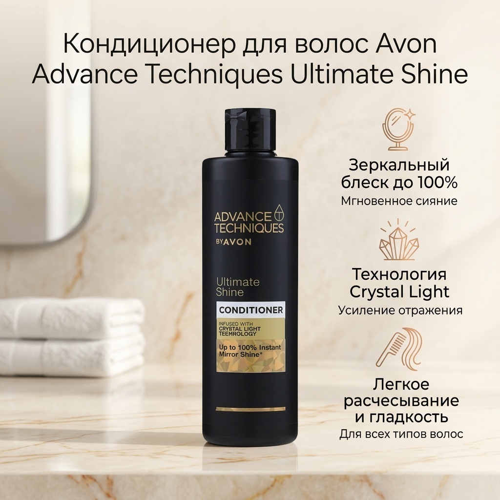 Avon Advance Techniques Ultimate Shine кондиционер 250 мл