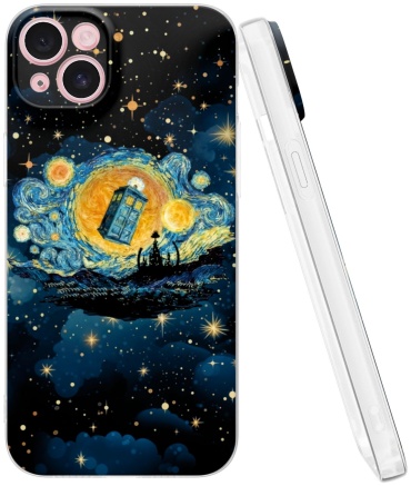 Чехол Mcover для Apple iPhone 15 Plus рисунок